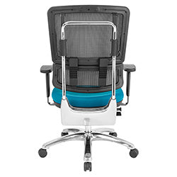 Vertical Black Mesh Back Chair